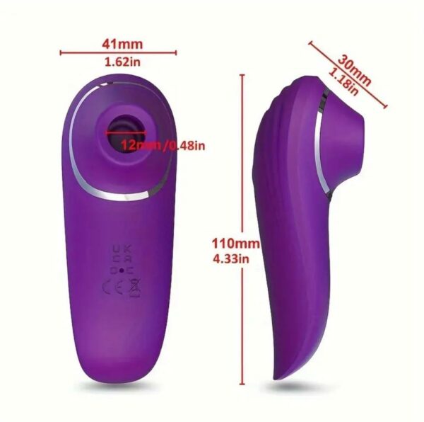 Vibromasseur  Partie intime - zone érogène violet – Image 2